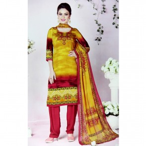 Rakhi’s Shalwar Kameez in High Quality Printed in Soft Silk. Soft Handfeel.